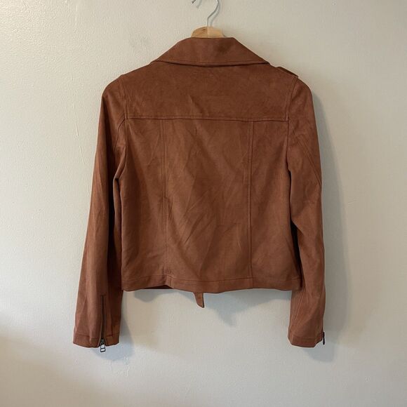 NWT Matilda Jane Girl's Faux Suede Moto Jacket Size 16 Tween - Picture 9 of 9
